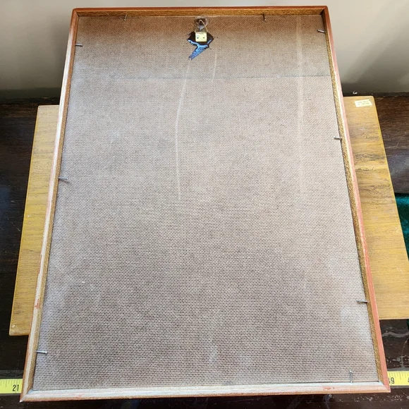 Signed Guatemala Folk Art Noppera-bo-Faceless Style Textured Glossy Colorful - Picture 11 of 12